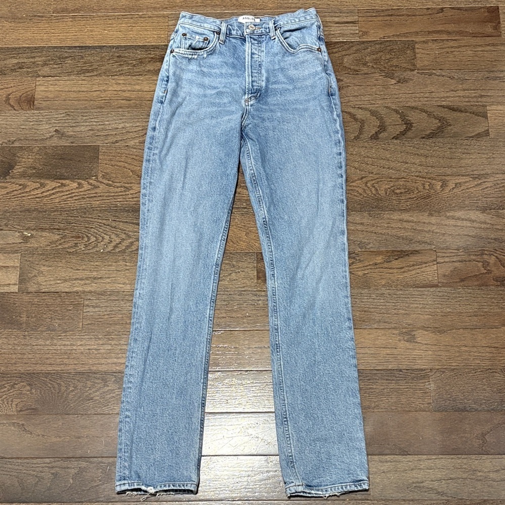 Agolde Light Blue Slim Leg Jeans